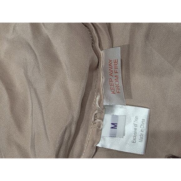 Journelle Women's 100% Silk Pajama shirt long sleeve pink Top Size M A003594 - Picture 9 of 11